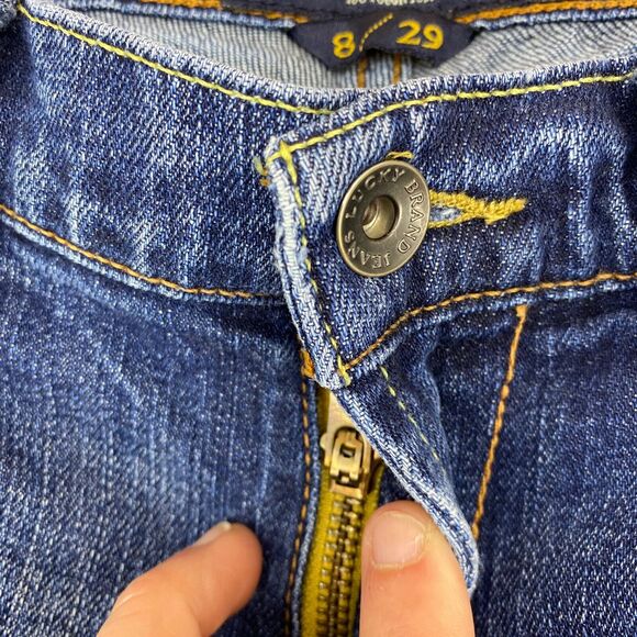 Lucky Brand Women's Sweet N' Low Jeans Sz 8/29 Flare Wide Leg Zipper Fly Stretch - Picture 4 of 7